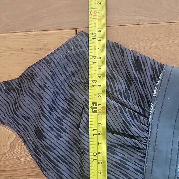 Athleta Halter Athletic Dress Paisley Blue and Gray 2 - Picture 10 of 11